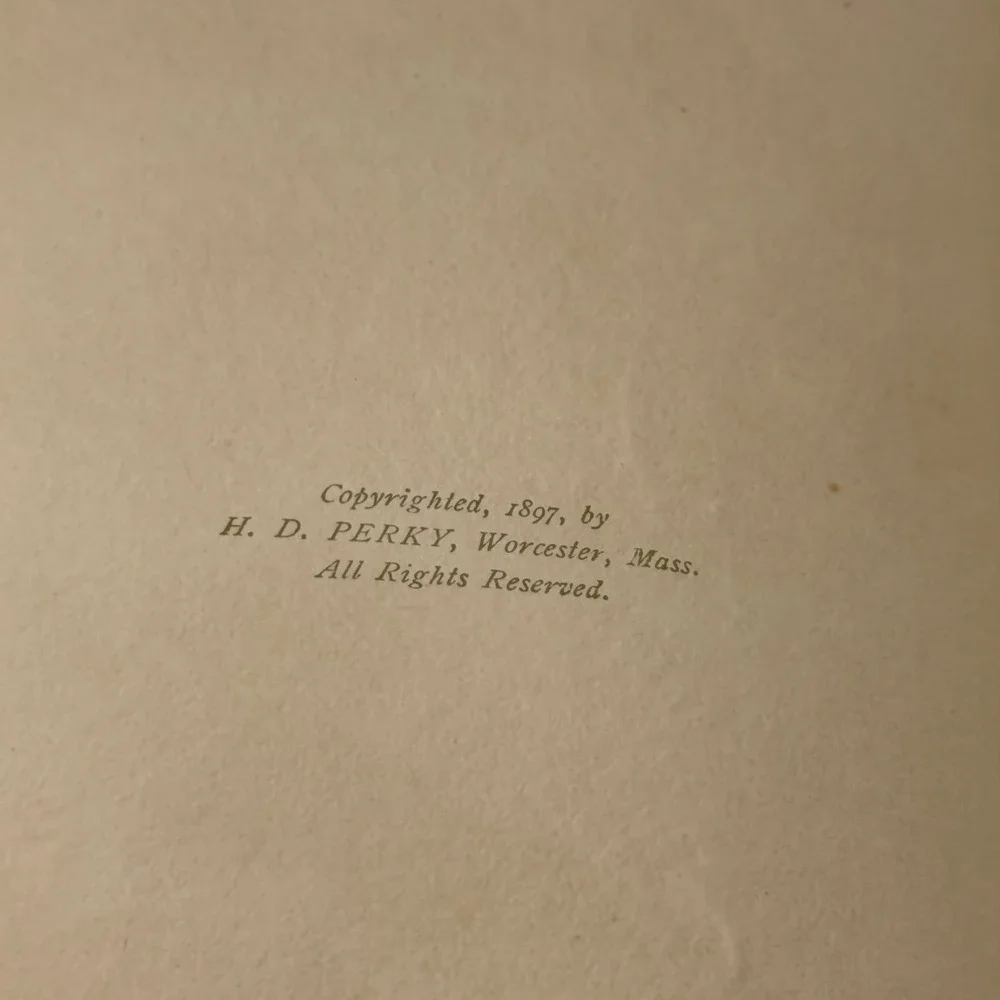 H. D. Perky The Vital Question Antique 1897 Tan Shredded Wheat Cookbook Advert